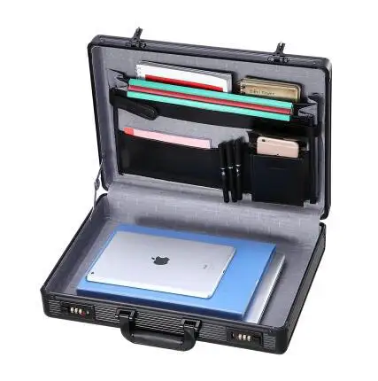 
Custom Aluminum Brief Case Notebook Lock Attach Case 