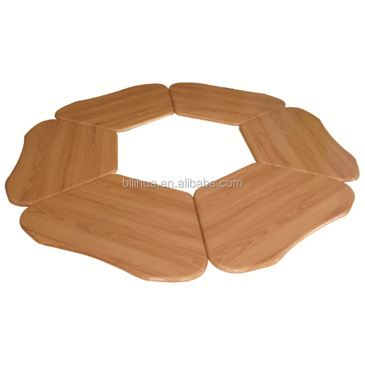 
Presswood wooden double school desk 