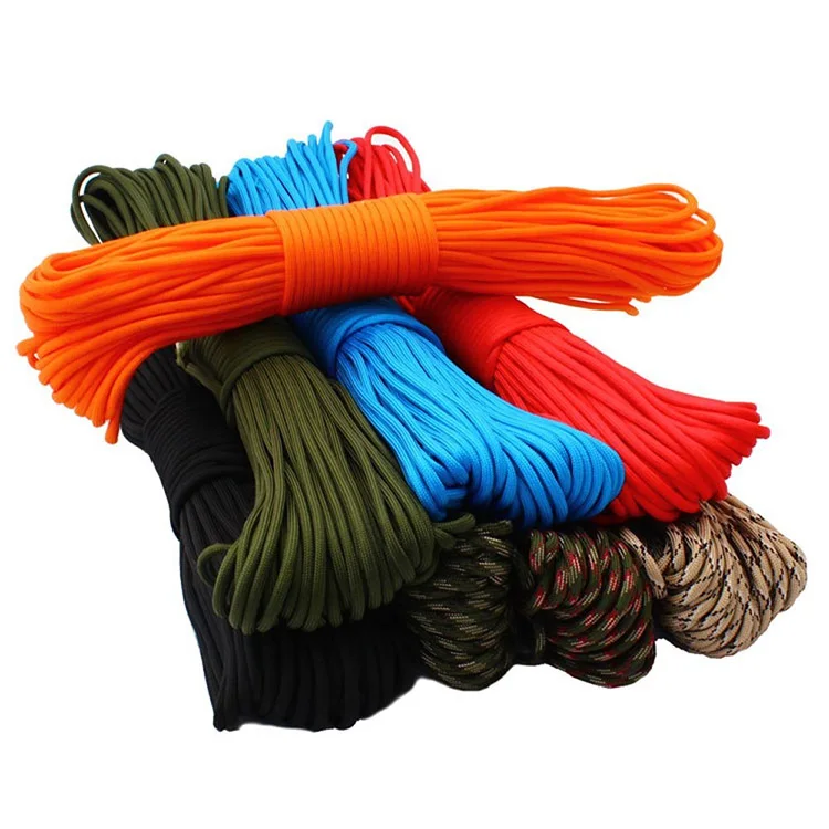 6 mm 100 m Durability polyester 550 7 strand survival paracord