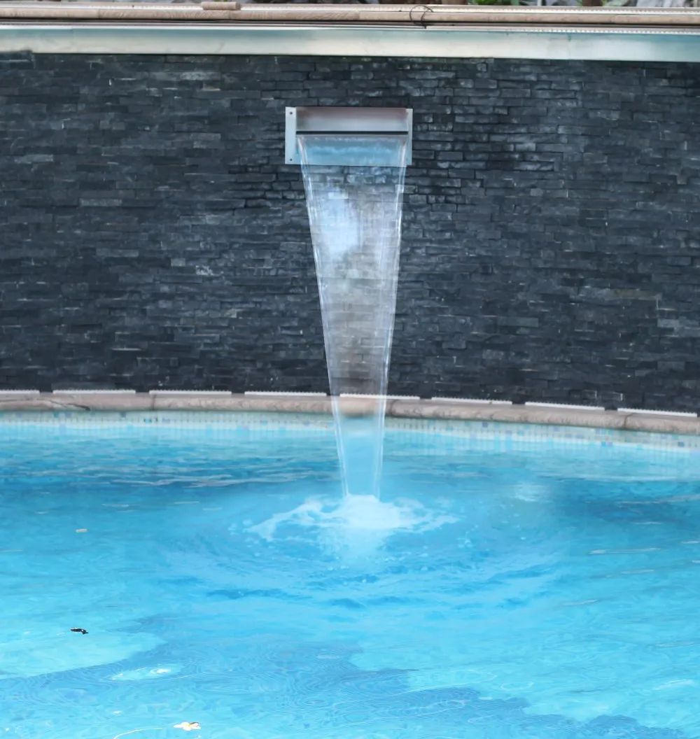 Самая низкая цена, украшение из нержавеющей стали, лезвие для воды, уличный бассейн, водопад