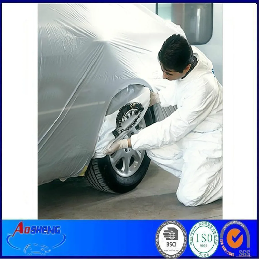 Одноразовая пластиковая крышка и сумки для автомобильных шин с логотипом на заказ