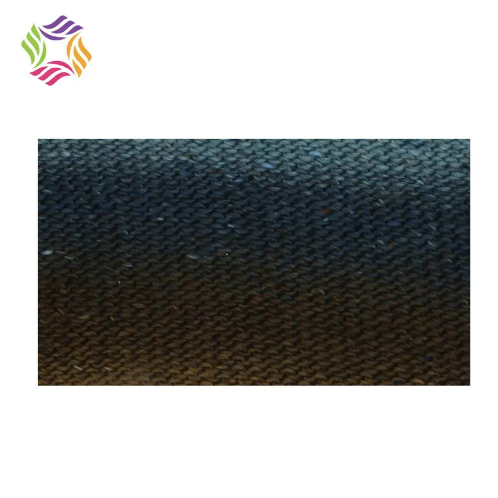 Charmkey melange yarn hand knitting yarn polyester wool blend yarn for sweater