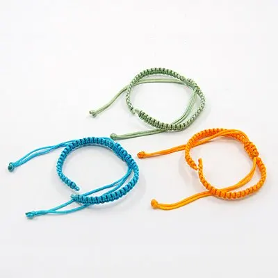 PandaHall 50 Strands Braided Nylon Cord Jewelry Bracelet Making