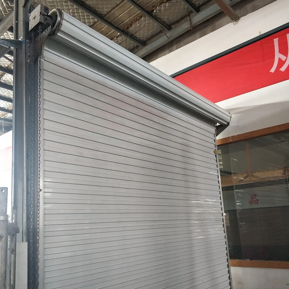 Steel Roller Shutter Door With Manual Chain Hoist