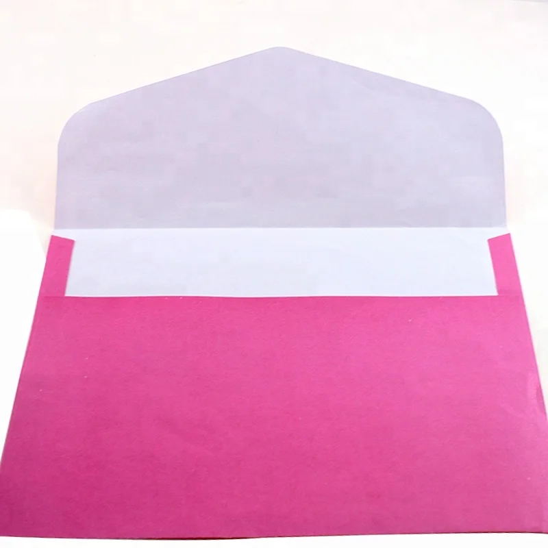 Paper China Hot Sale Wholesale Custom Pink Gift Paper Envelope