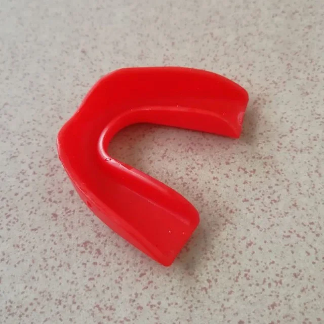 Soft plastic martial arts gum shield