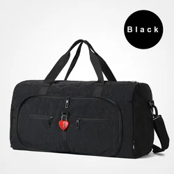 Anti-theft with Coded Lock Folding Nylon Bag Sling Bag Travelling Bags Luggage