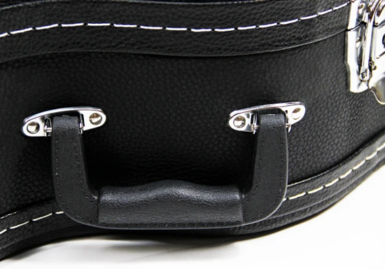 
41 inch black custom guitar case 