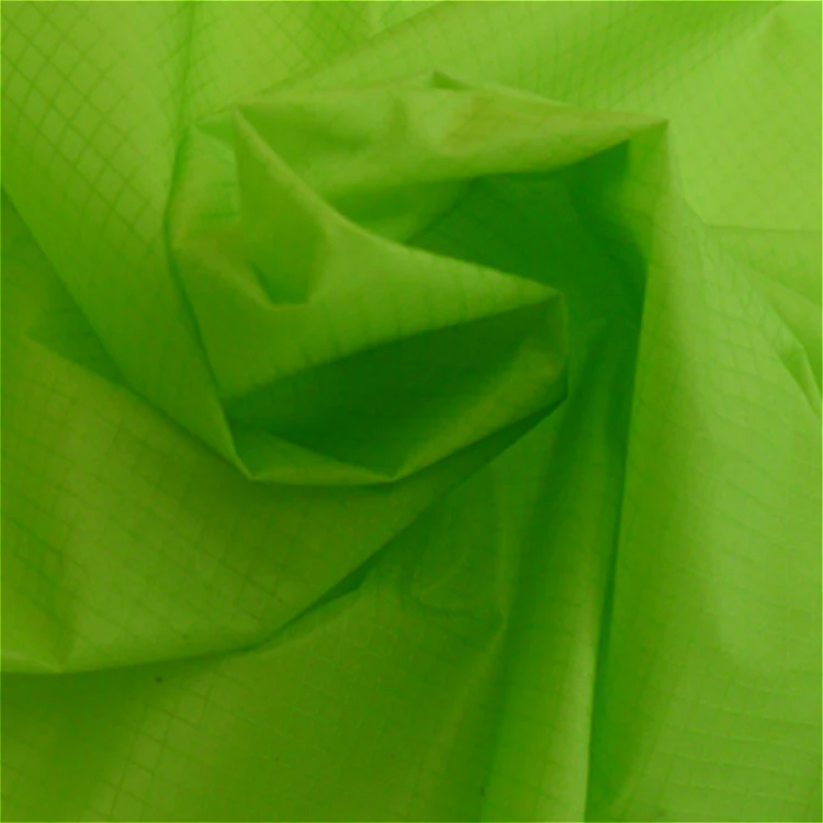 30D nylon ripstop fabric double sides silicone coated silnylon fabric awning tent parachute hammock fabric
