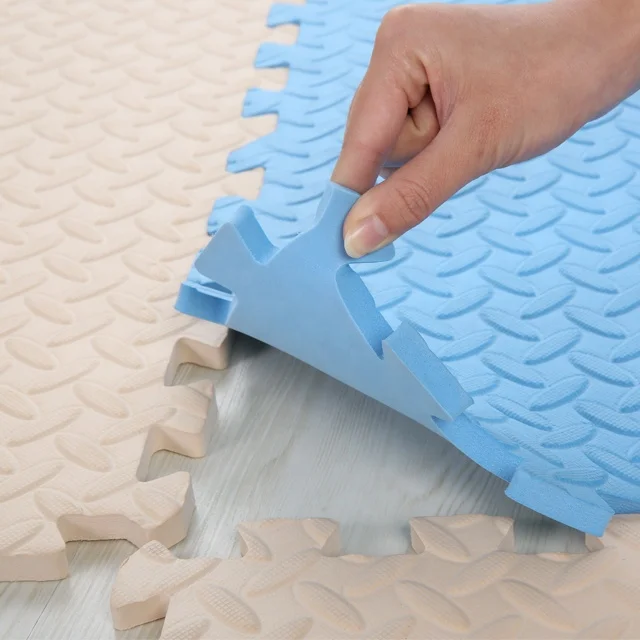 Hot sale Non-toxic Baby Eva Foam Puzzle Play Mat Carpet Interlocking Exercise Floor Soft Plush Infant Toy Play Mat 30*30cm