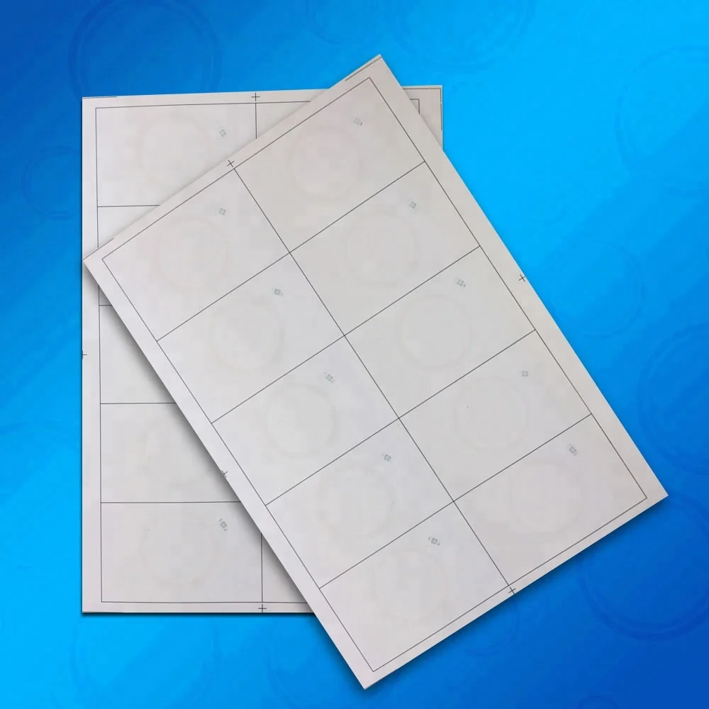 Factory Price Custom A4 PVC M1 F08 RFID Card Inlay Sheet in Shenzhen Guangzhou