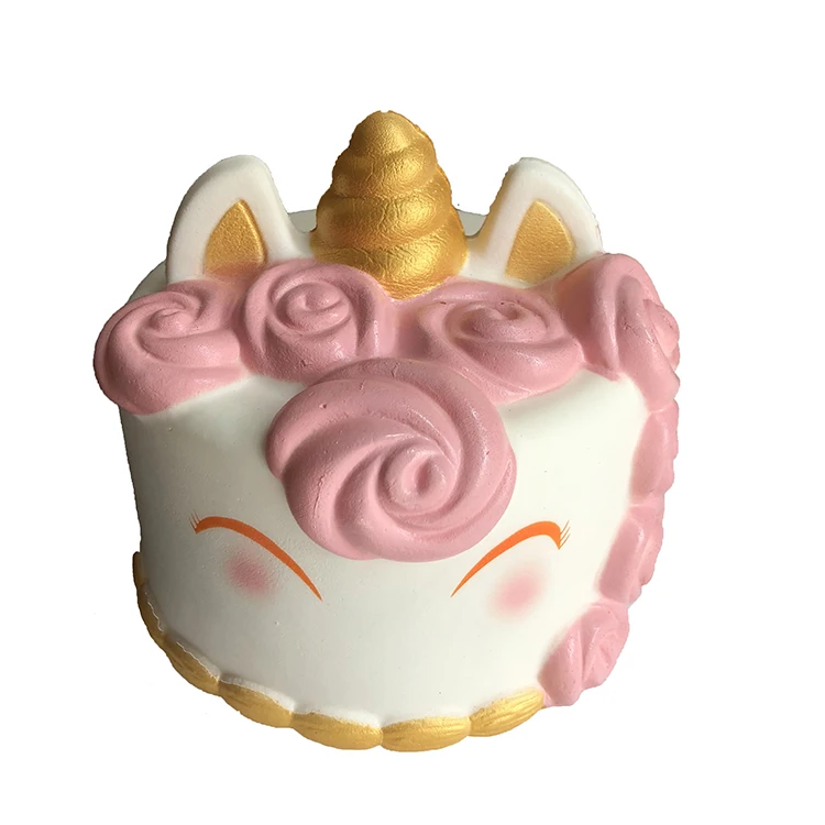 Новинка, супер мягкая большая игрушка для торта, медленно восстанавливающая форму игрушка, единорог, ароматизированные мягкие полиуретановые игрушки