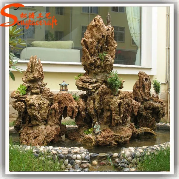 China Artificial Waterfall Fountain Stone Art Fake Fountain