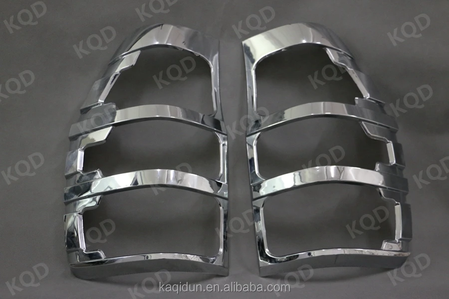 Matte black tail light cover for 2016 ranger t6 parts abs plastic tail lamp cover for ford ranger body kit