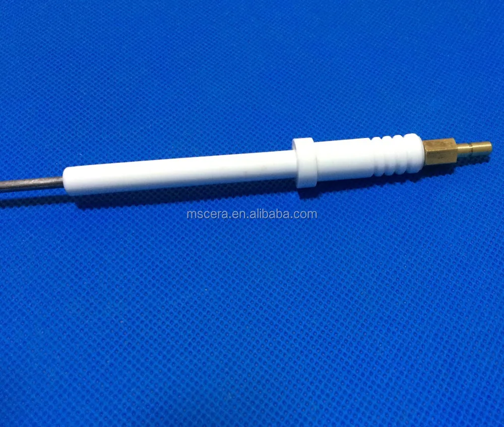 Alumina Ceramic Ignition Electrode Rod In Gas Furnace