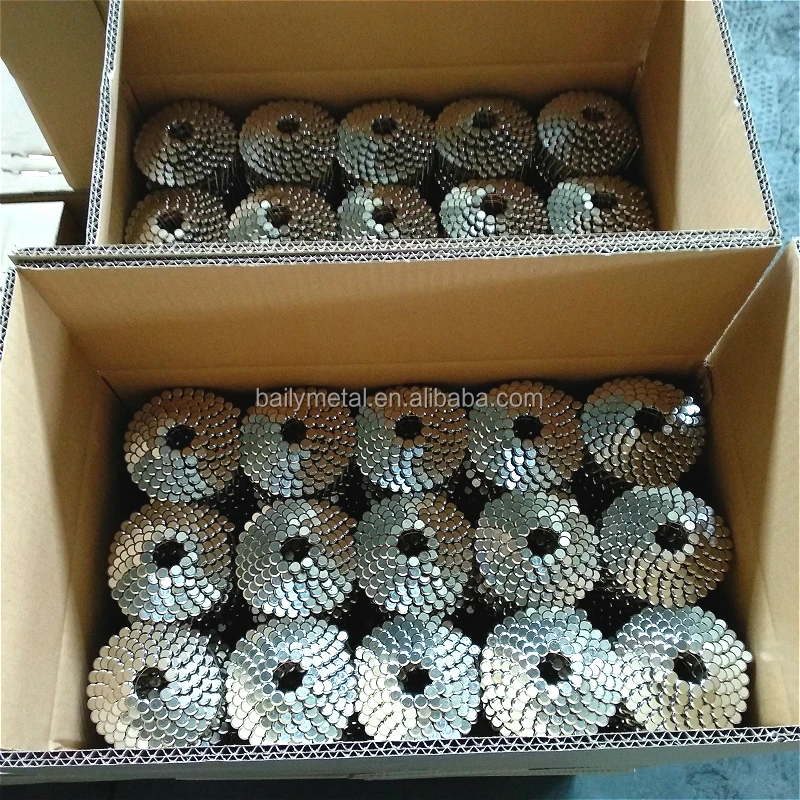 Factory supply various spiral roofing coil nail for coil nail gun
