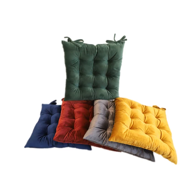 Velvet Ottoman stool with Foam fillings made in chnia cheap seat meditation cushion floor sofa outdoor massage cover