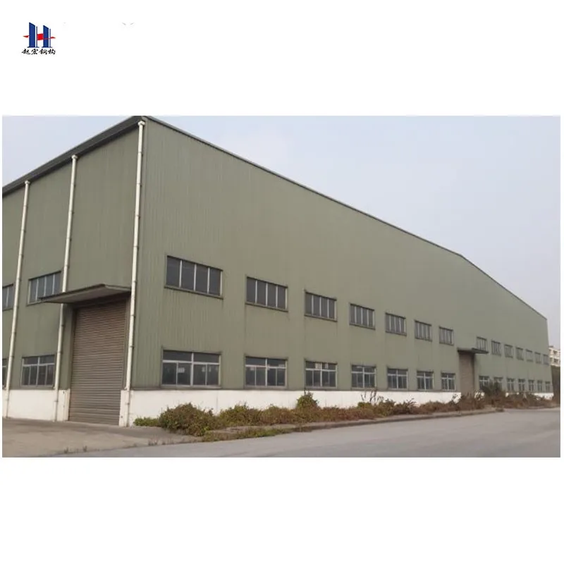Assembling rust-proof long span steel frame structure warehouse workshop