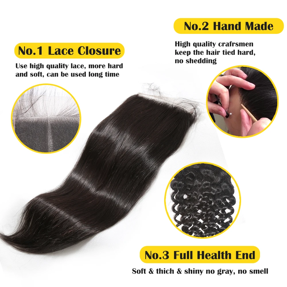 
JP Hair New Arrival Virgin Hair Transparent Lace Closure,Can be customized silk base closure 5x5 lace closure,6x6 lace closure 