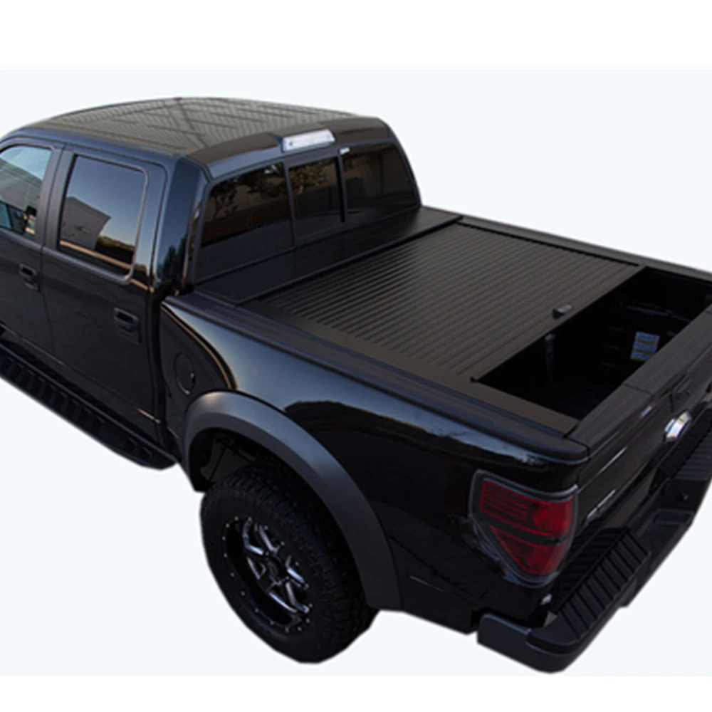 
waterproof pickup truck bed cover 4X4 Aluminum Roller lid With Lock for Tundra 5.5ft without utility rack 2014-2018 