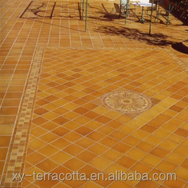 Cheap price exterior outdoor red clay floor tiles