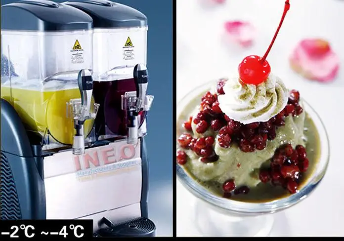 12Lx2 Commercial Frozen Drink Machine Slush Ice Cream Machine Industrial Slush Machine