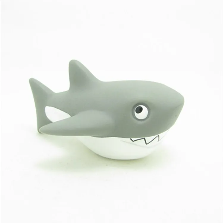 Eco Friendly Vinyl Shark Turtle Crocodile Rubber Octopus Crab Sea Animals Set Squirt Bath Toy for Kids