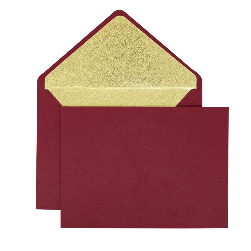 Elegant handmade gift envelope colour lining Pattern envelope