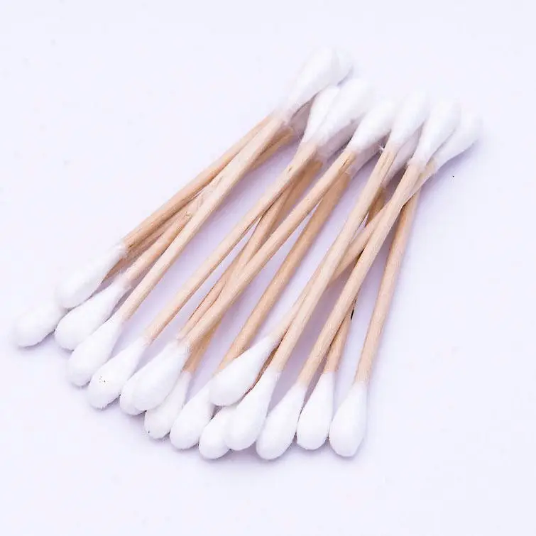 Бамбуковые палочки ватный тампон/бамбуковый бутон хлопка в PP коробке/производитель с CE FDA утвержден