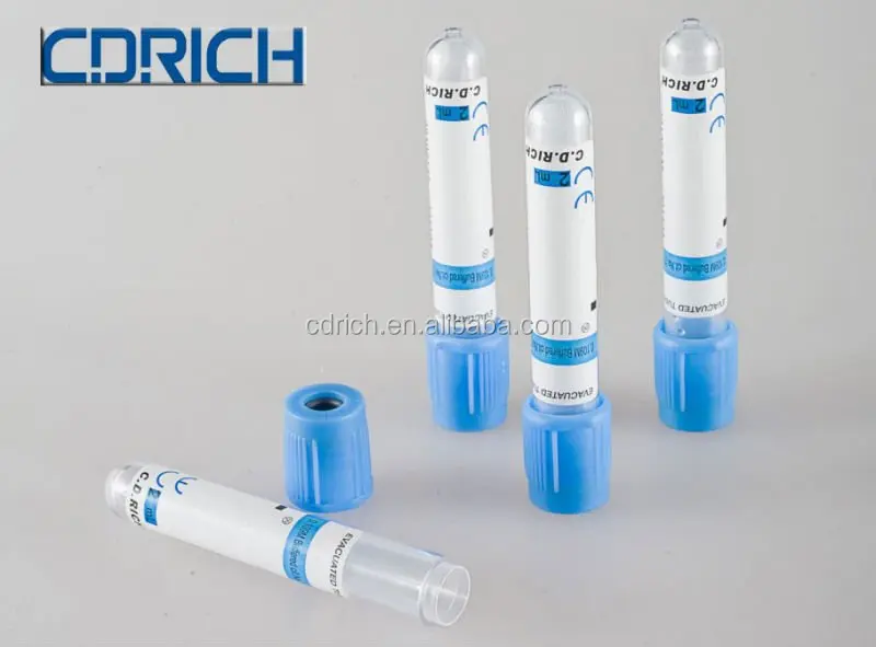 
cdrich sodiunm citrate blood collection tubes blue cap 