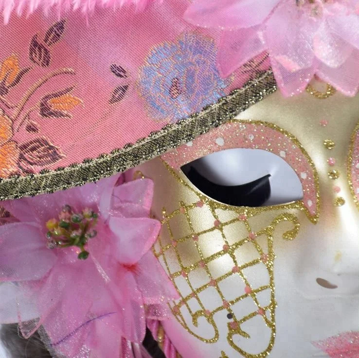 Elegant Venetian Masquerade Masks for Birthday Party
