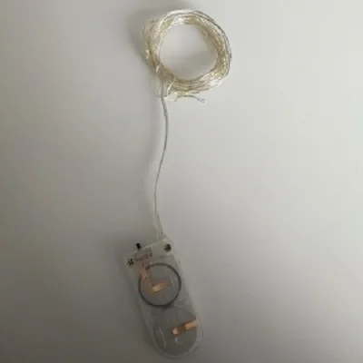 Mini Push Button Led Light 1CR2032 Battery Flashing Led Light for Toy