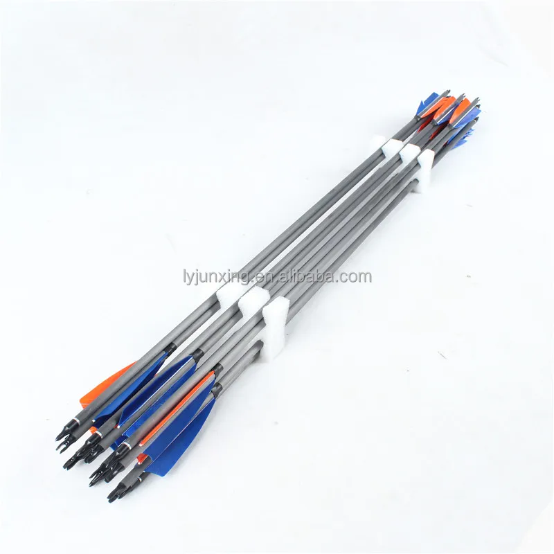 Wholesale Hunting Carbon Arrow with Turkey Feather