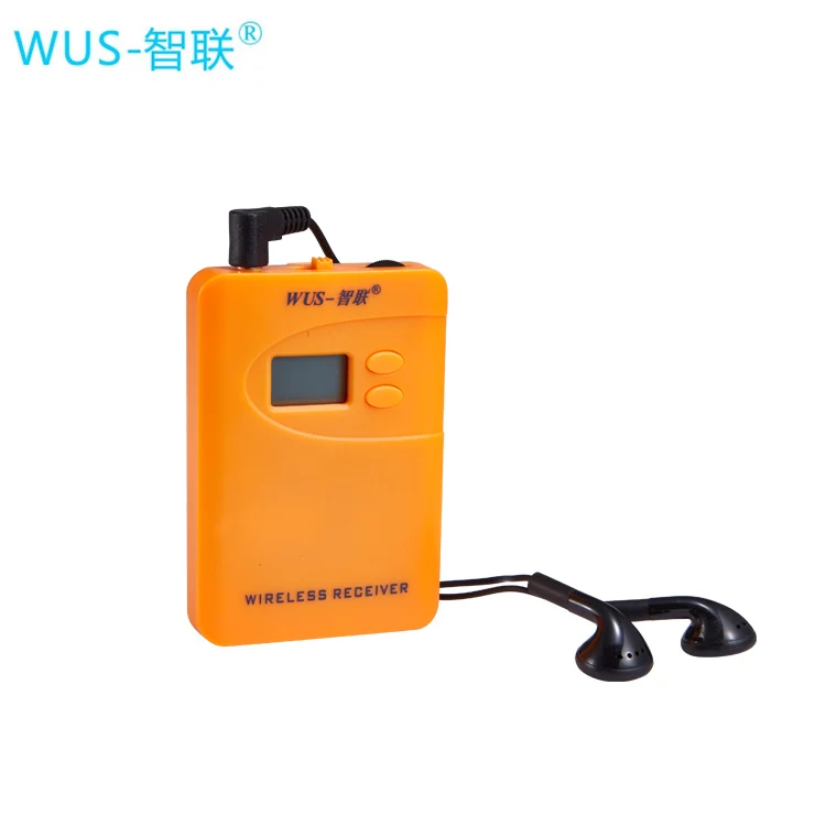 Long Distance 200m Museum audio transceiver tour  guide system for  Museum visiting
