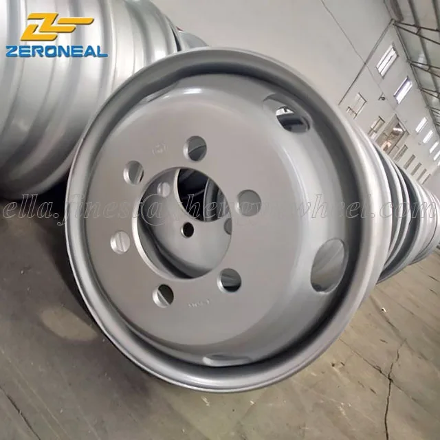 19.5X6.75  steel wheel for truck bus trailer