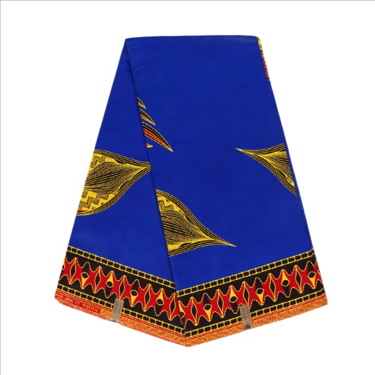 
Royal blue color African Wax Fabric with spot supplies 
