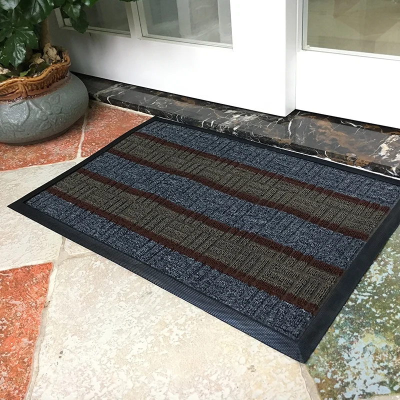 High Quality Colour Combination Floor Door Mat Rubber Outdoor Mat - 1