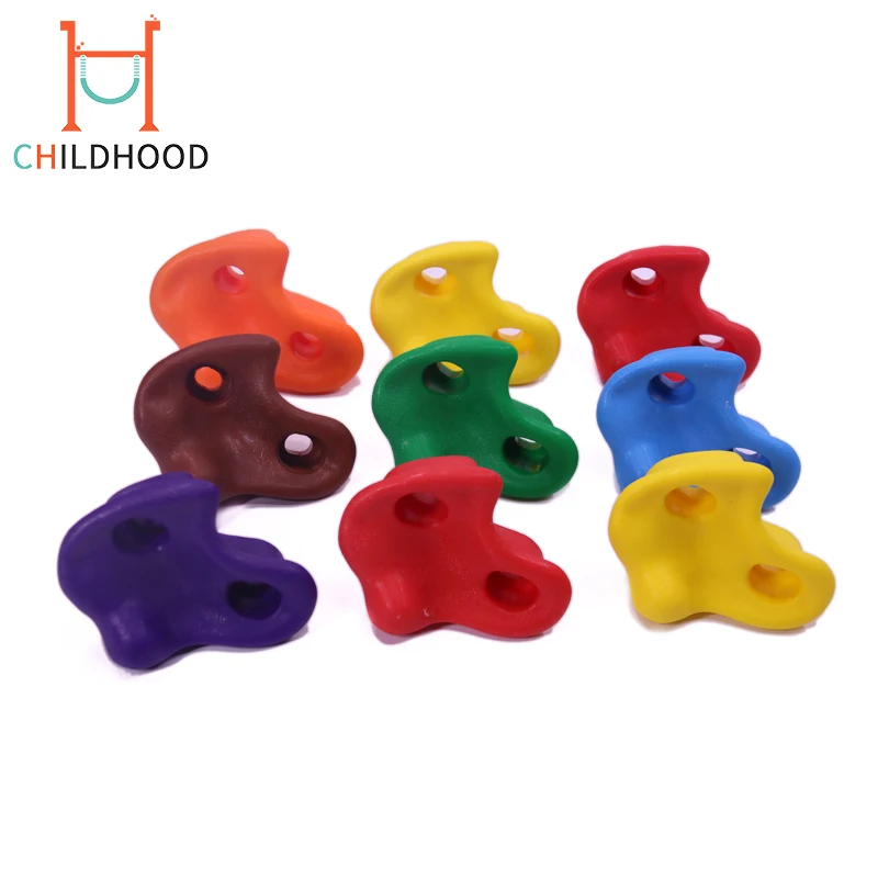 
2018 Hot Sales Kids Multicolor Rock Wall Climbing Holds 