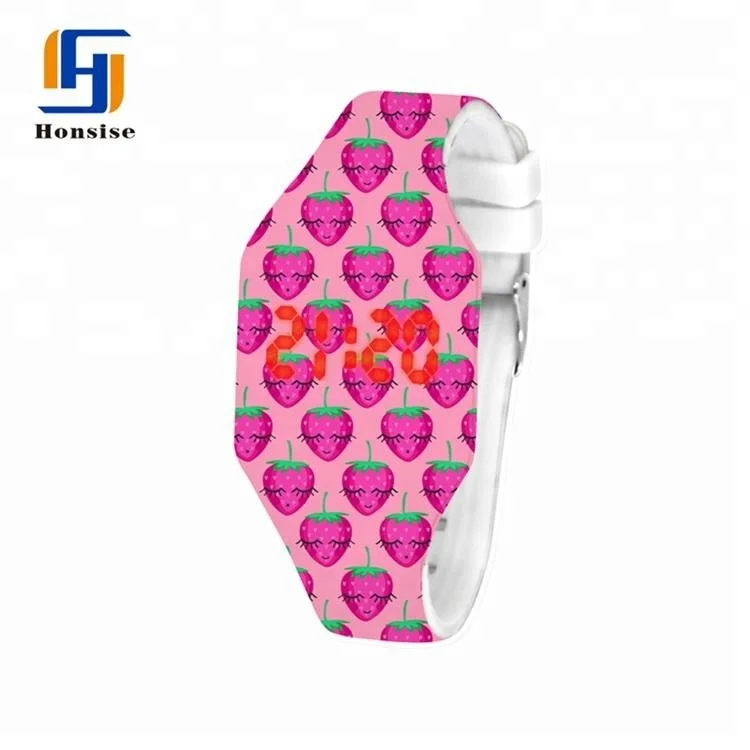 
Wholesale Silicone LED Children Wrist Kids Reminder Sport Watch For Kids 