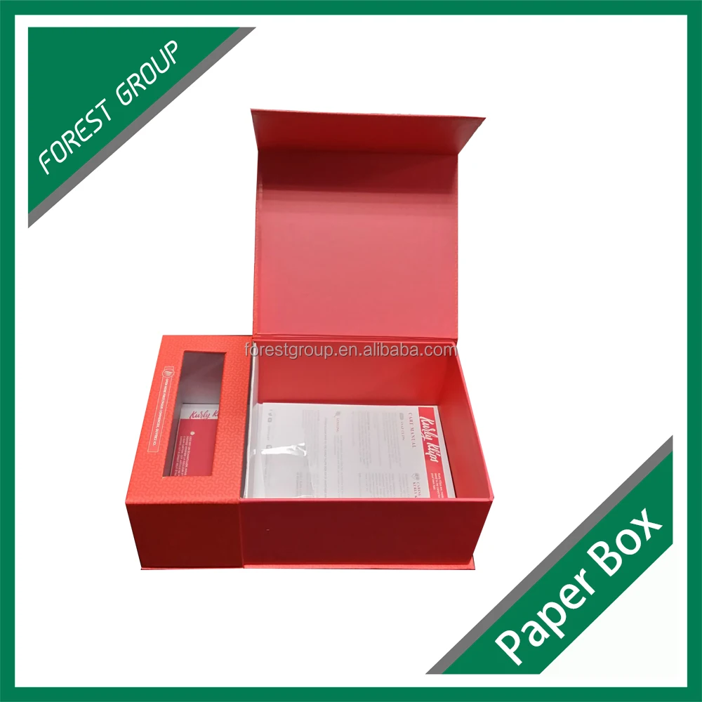 Гравировка логотипа коричневый жесткий картонный ящик