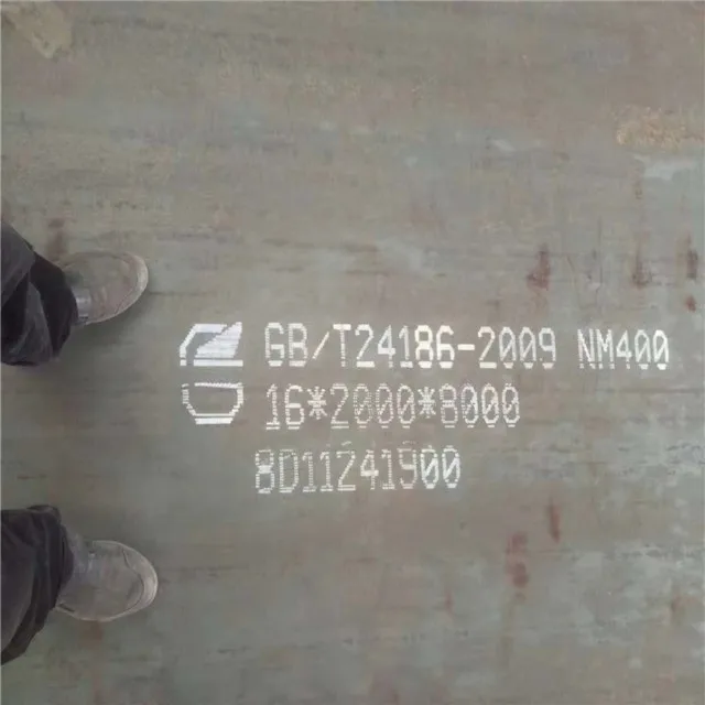 abrasion resistant steel sheet HB400 nm400 equivalent domex 400 ar400