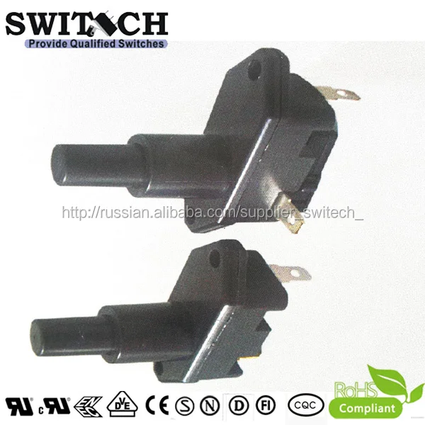 15A чёрный микрокнопка кнопочный переключатель