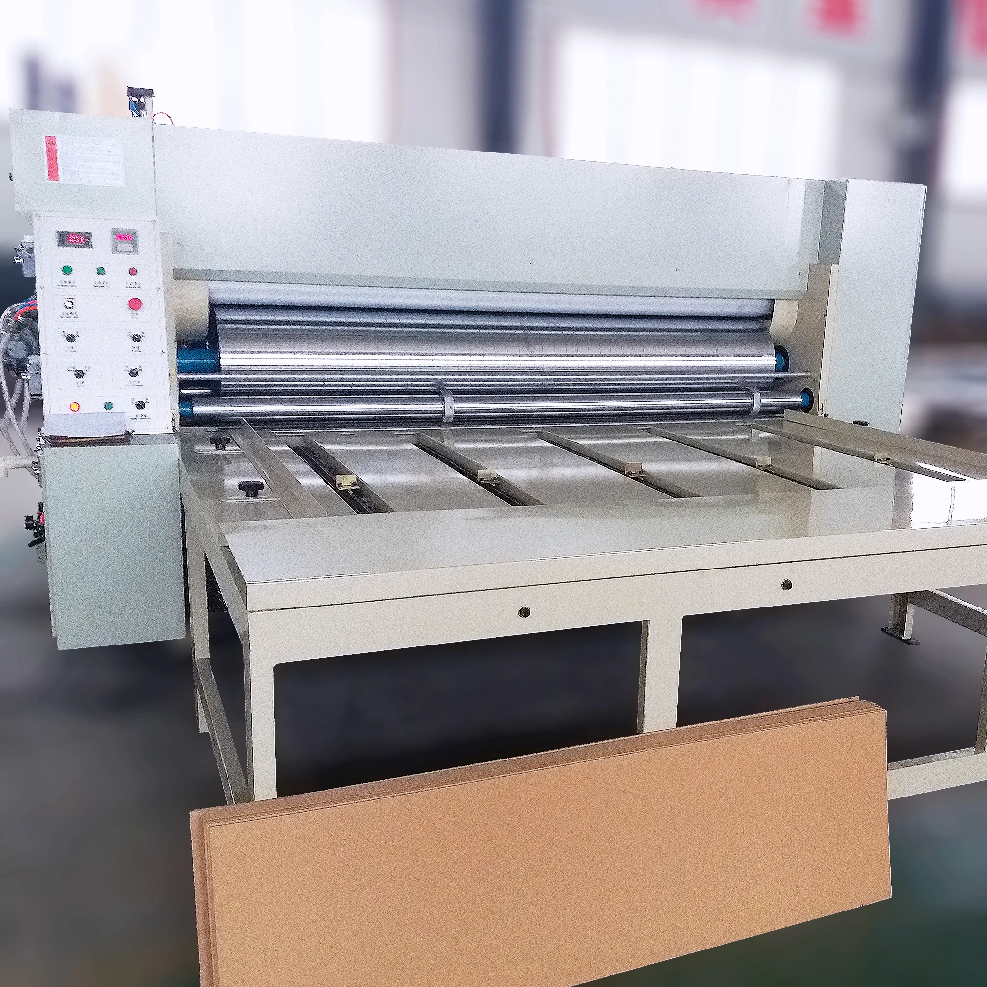 good price and high speed printing die cutting machine/carton box flexo chain feeding printing slotting machine