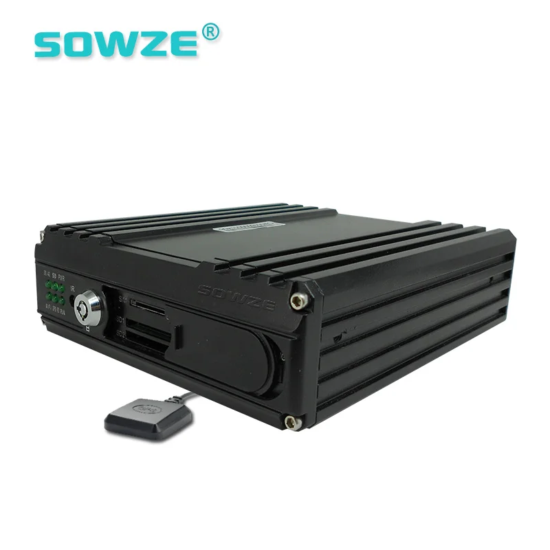 Двойной sd карты MDVR 4CH 720 P AHD G-датчик gps мобильного видеорегистратор с бесплатным CMS сервер