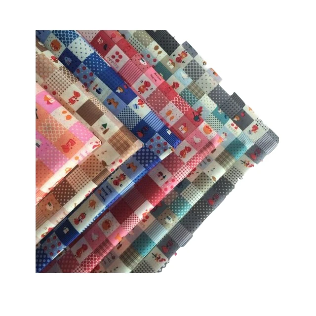 pongee fabric lining printed