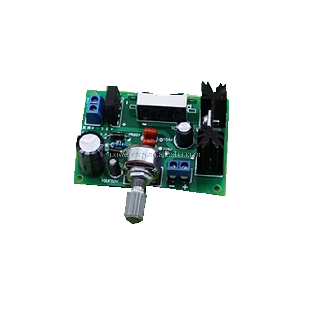 
LM317 2A band digital voltage display for adjustable and regulated power supply 