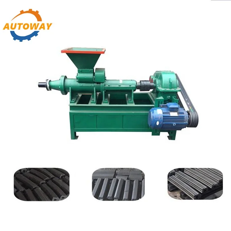 Charcoal Dust Briquette Extruder Machines Corn Cob Charcoal Coal Briquette Machines Cow Dung Charcoal Briquette Machines