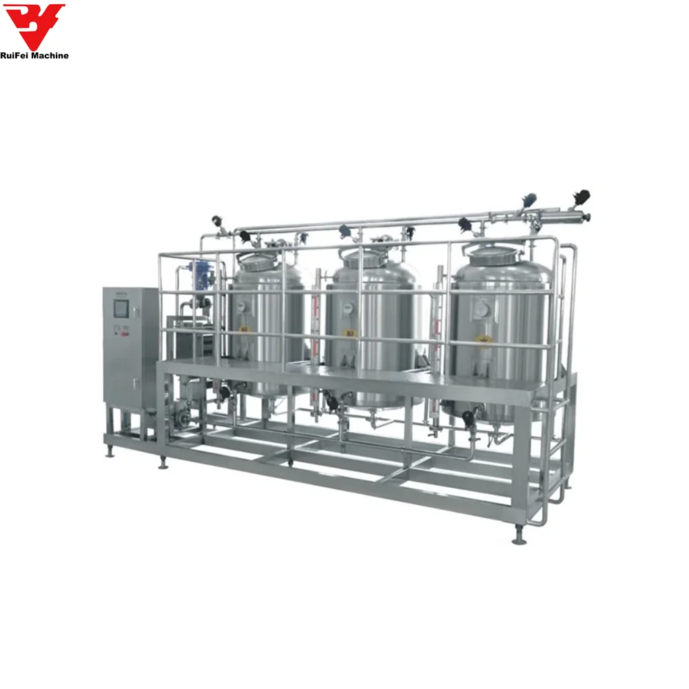 Milk Juice And Beverage Production Line Cip Cleaning System