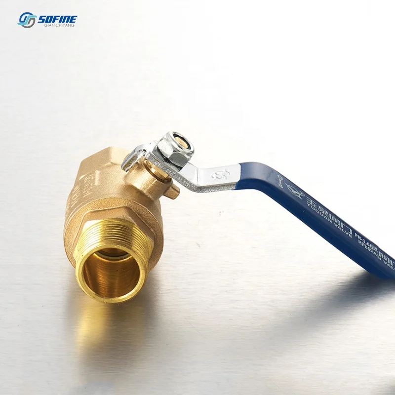 
DN15-DN50 1/2-2 inch Internal and External Thread Two-way Brass Ball Valves With Long Handle 