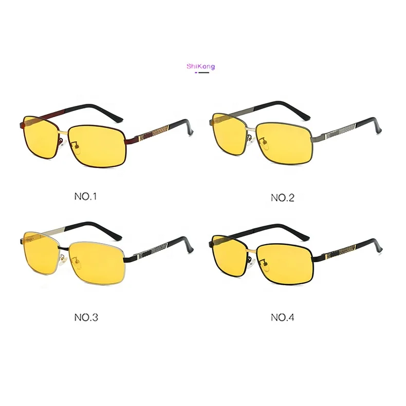 
2019 Ready Goods High Quality Classic Wholesale Men Photochromic Eyewear Night Vision Goggles Polarized Sunglasses 2807BN 